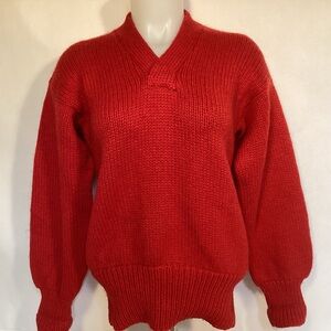 Princeton Award Red Women’s Vintage 50s Varsity Sweater size Medium